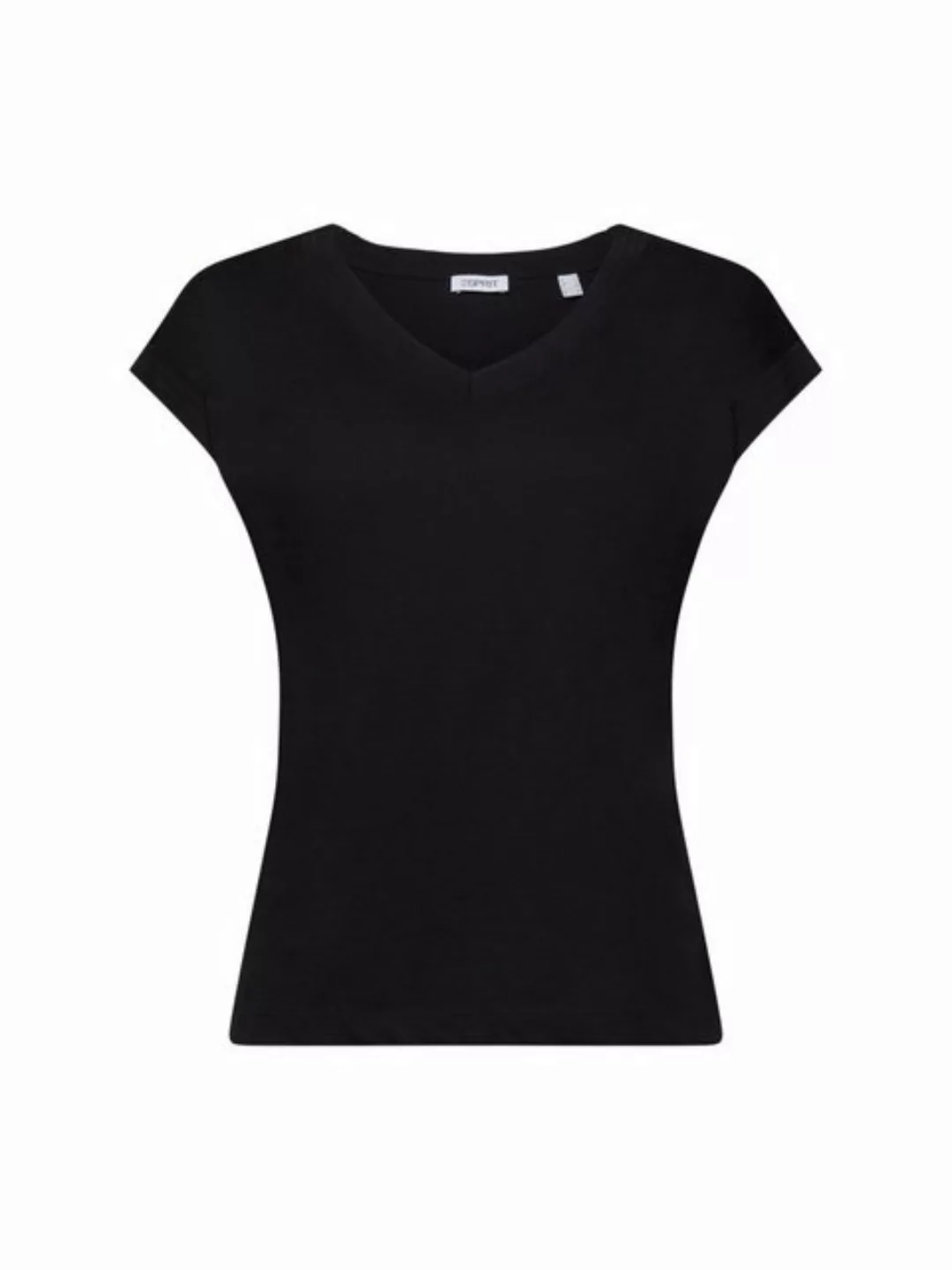 Esprit T-Shirt T-Shirt mit V-Ausschnitt (1-tlg) günstig online kaufen