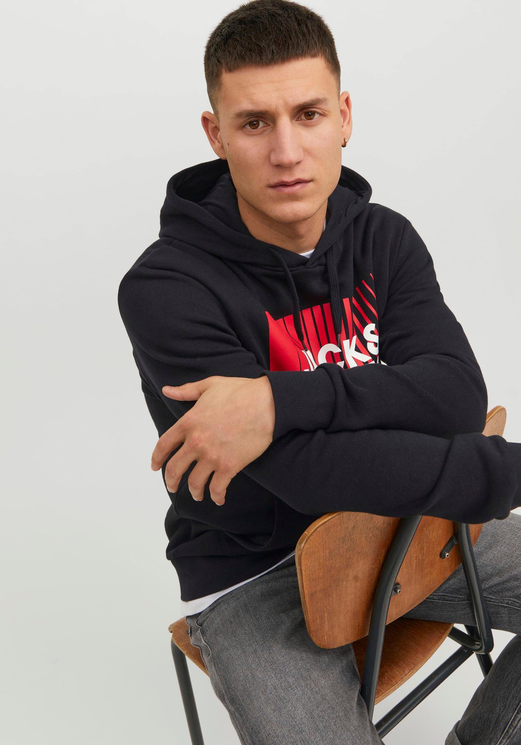 Jack & Jones Kapuzensweatshirt JJECORP LOGO günstig online kaufen