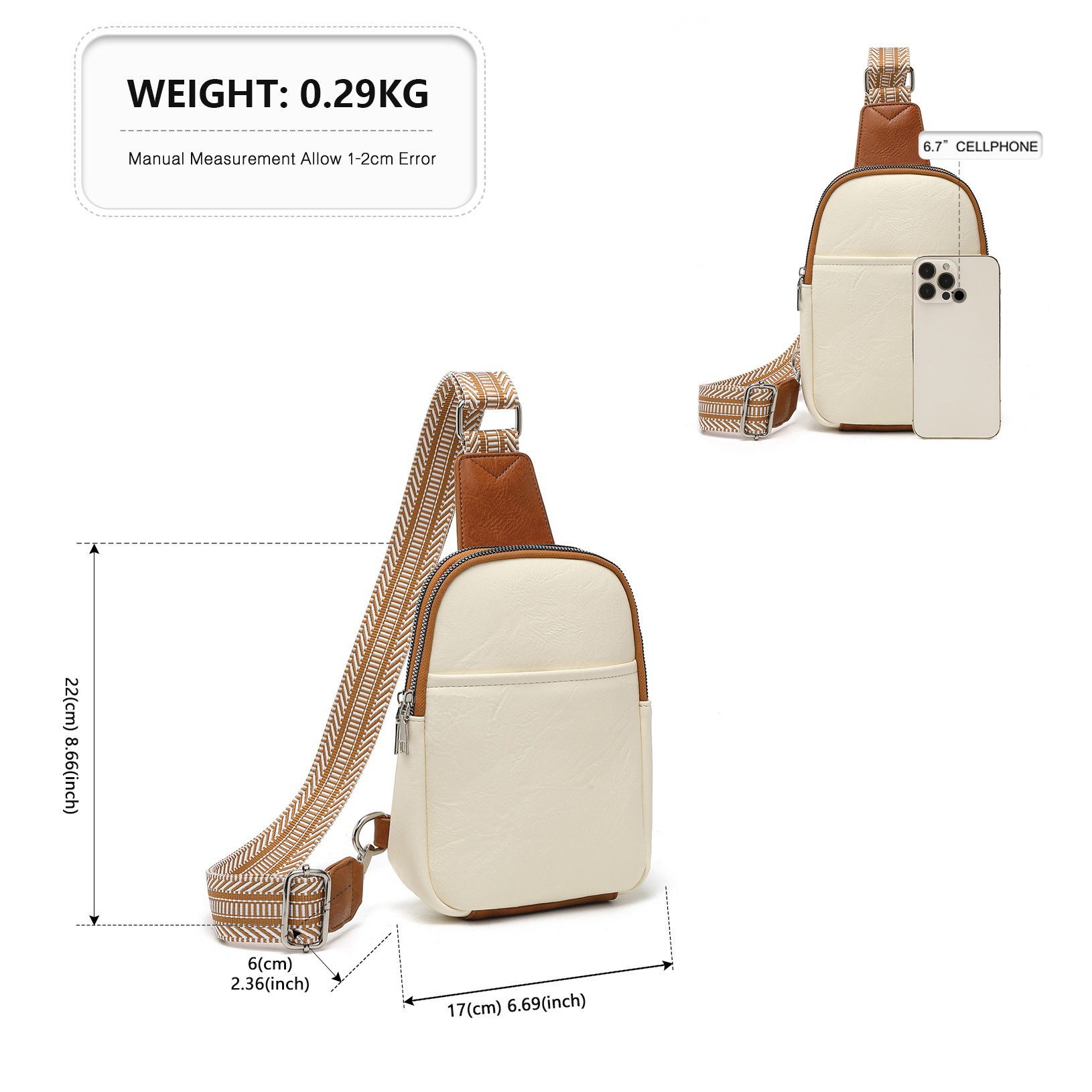 Miss Lulu Umhängetasche Bauchtasche Damen Crossbody günstig online kaufen