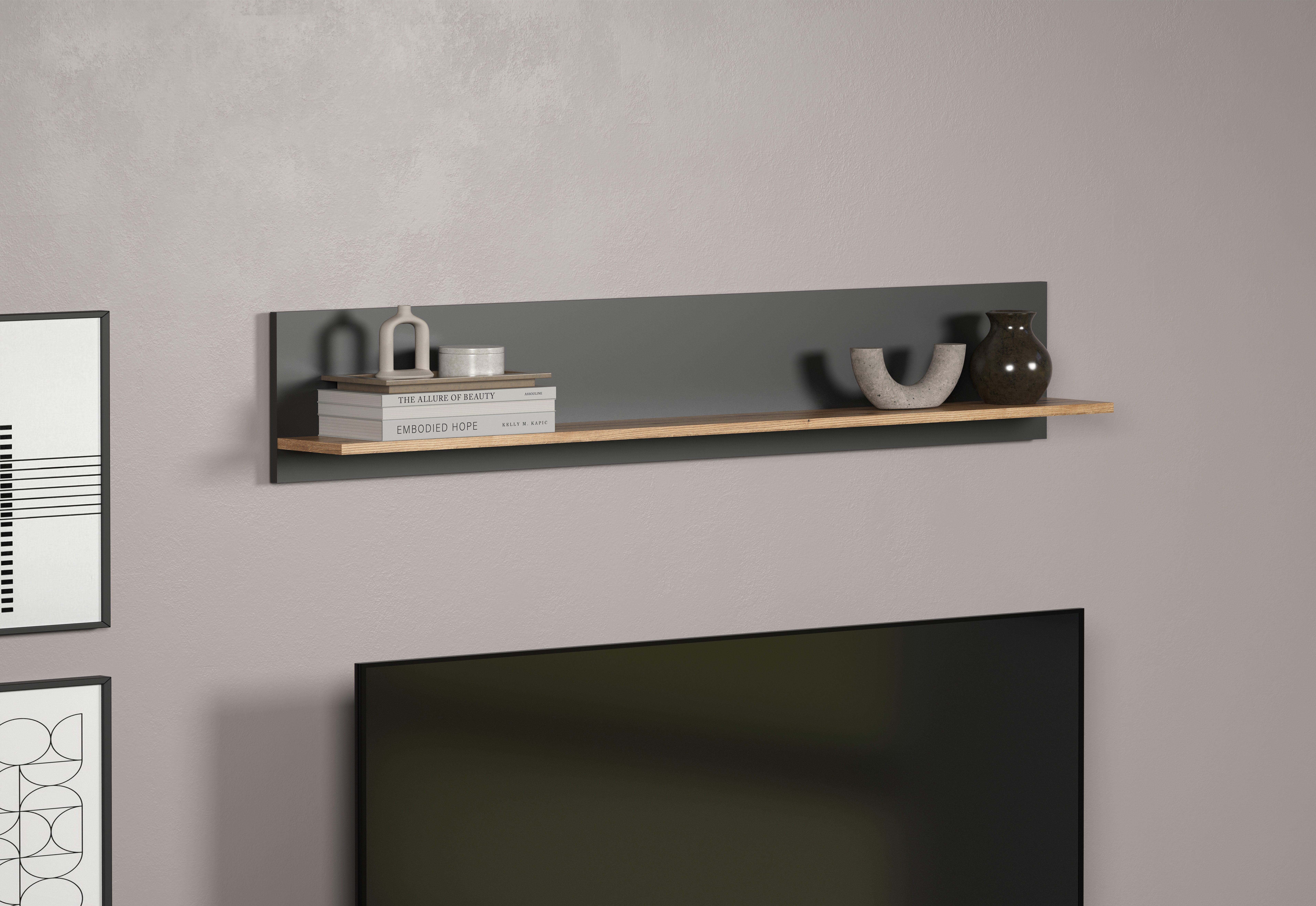 INOSIGN Wandboard "Estepona", (1 St.), Wandboard mit Ablage - (B/T/H) 150/1 günstig online kaufen