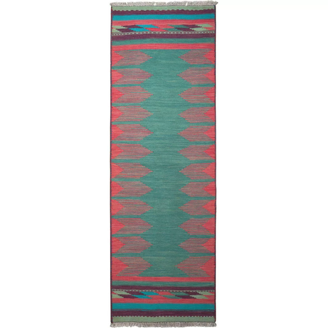 PersaTepp Teppich Kelim Gashgai multicolor B/L: ca. 65x203 cm günstig online kaufen