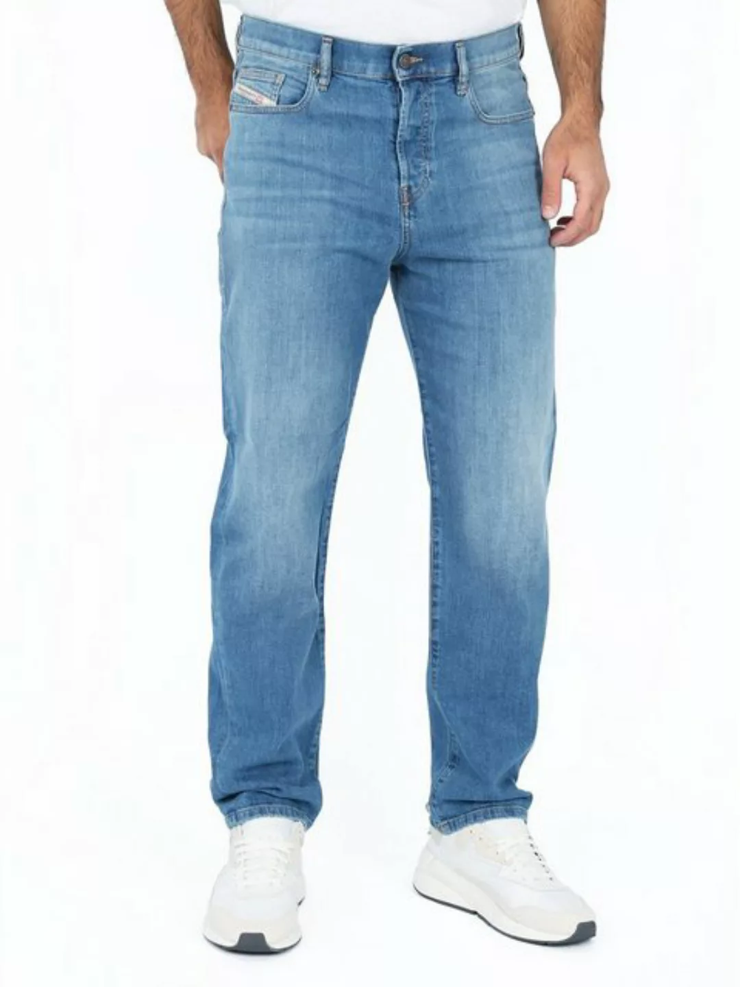 Diesel Straight-Jeans Stretch Regular Hose - D-Viker 0EHAJ günstig online kaufen