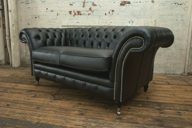 Xlmoebel Sofa Chesterfield-Sofa - zeitlose Wohnzimmermöbel mit Sitzpolsteru günstig online kaufen