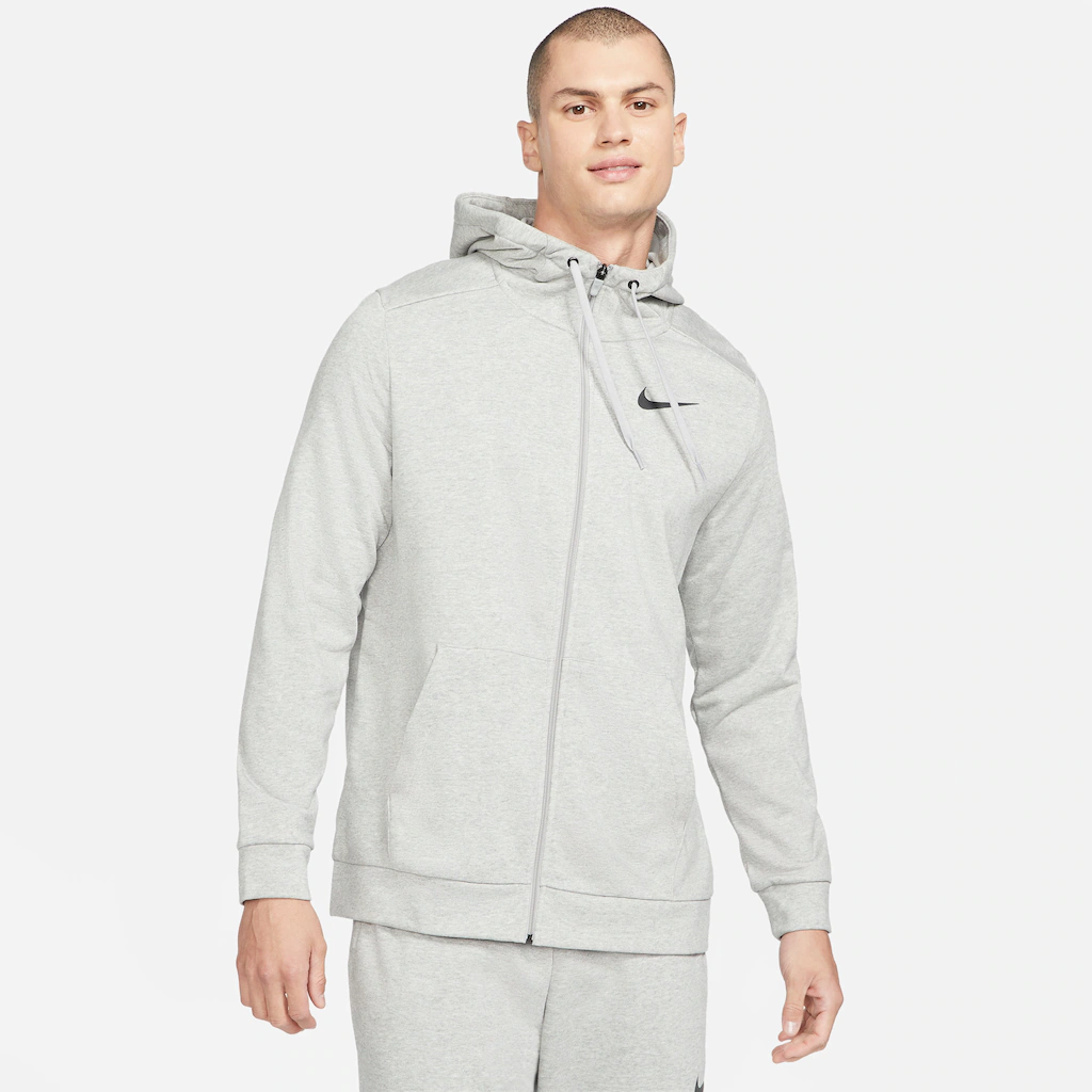 Nike Dri-fit Sweatshirt Mit Reißverschluss 2XL Dark Grey Heather / Black günstig online kaufen
