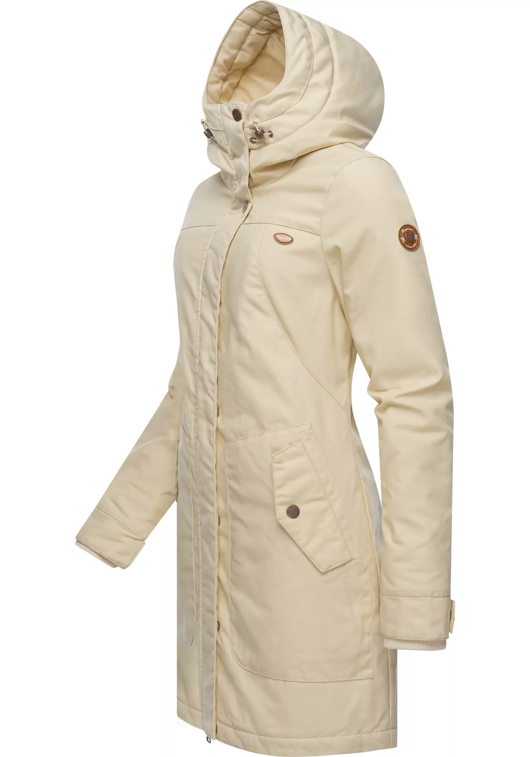 Ragwear Wintermantel "Jannisa", stylischer Damen Winterparka mit Kapuze günstig online kaufen