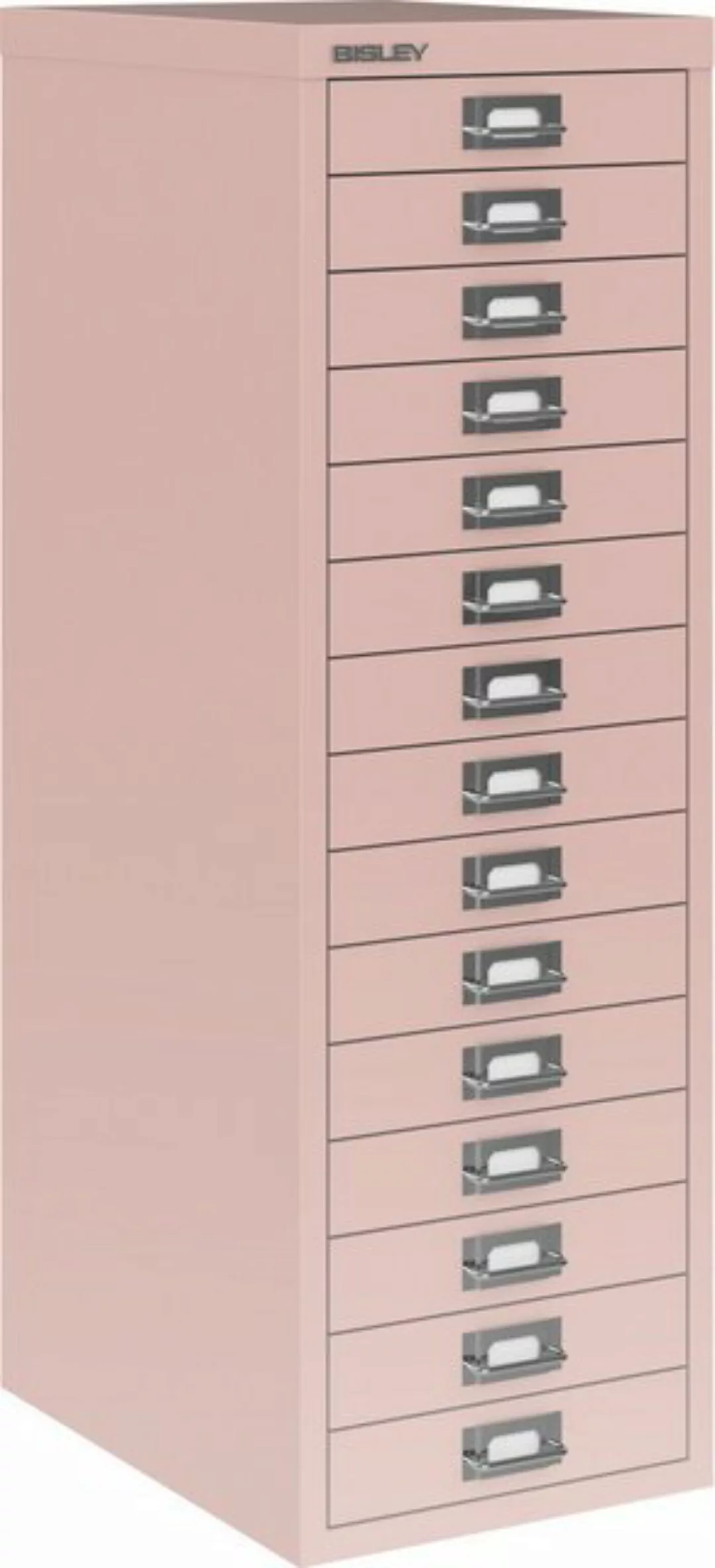 Bisley Aktenschrank MultiDrawer Schubladenschrank in Pastellpink - Maße: H günstig online kaufen