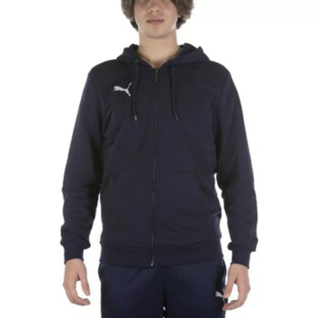 Puma  Fleecepullover Felpa  Teamgoal 23 Casuals Hooded Jacket Blu günstig online kaufen