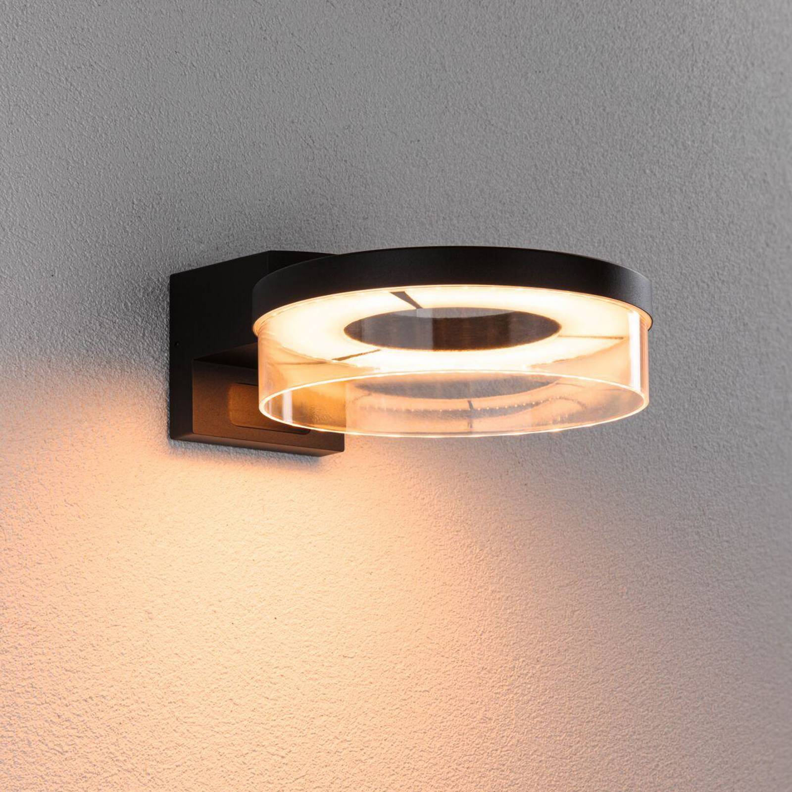 Paulmann Smart Sensor-Wandleuchte Capera, anthrazit CCT IP44 günstig online kaufen