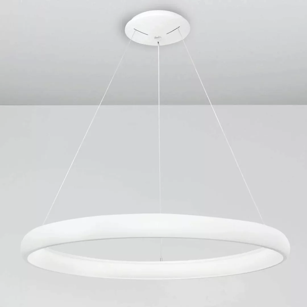 LED Pendelleuchte Albi in Weiß 80W 4000lm günstig online kaufen