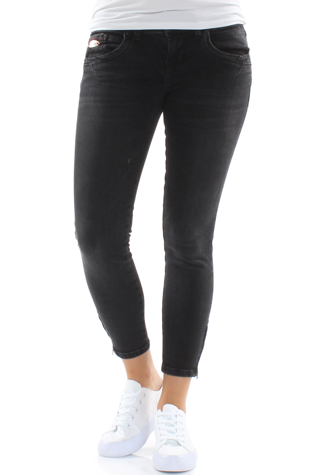 LTB Damen Jeans SENTA ZIP Senia Undamaged Wash Schwarz günstig online kaufen