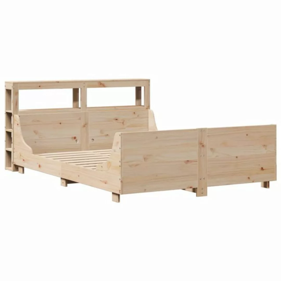 vidaXL Bett Massivholzbett ohne Matratze 120x200 cm Kiefernholz günstig online kaufen