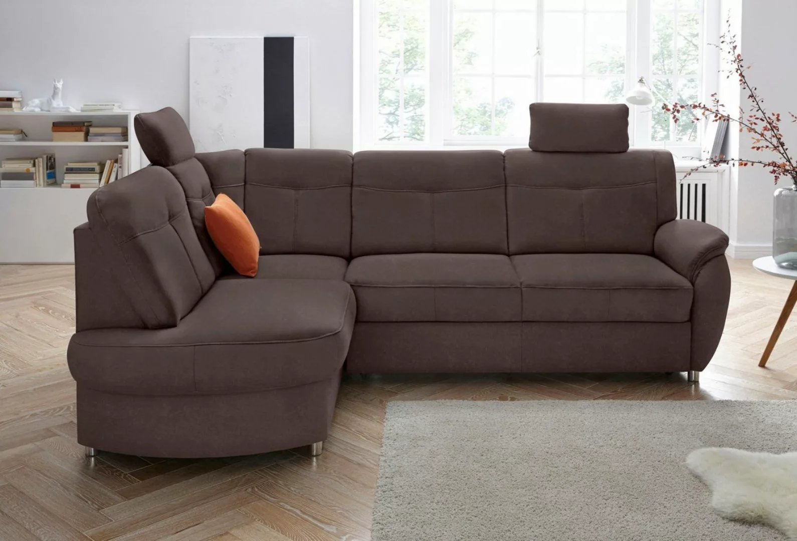 sit&more Ecksofa "Sonoma L-Form", wahlweise mit Bettfunktion und Bettkasten günstig online kaufen