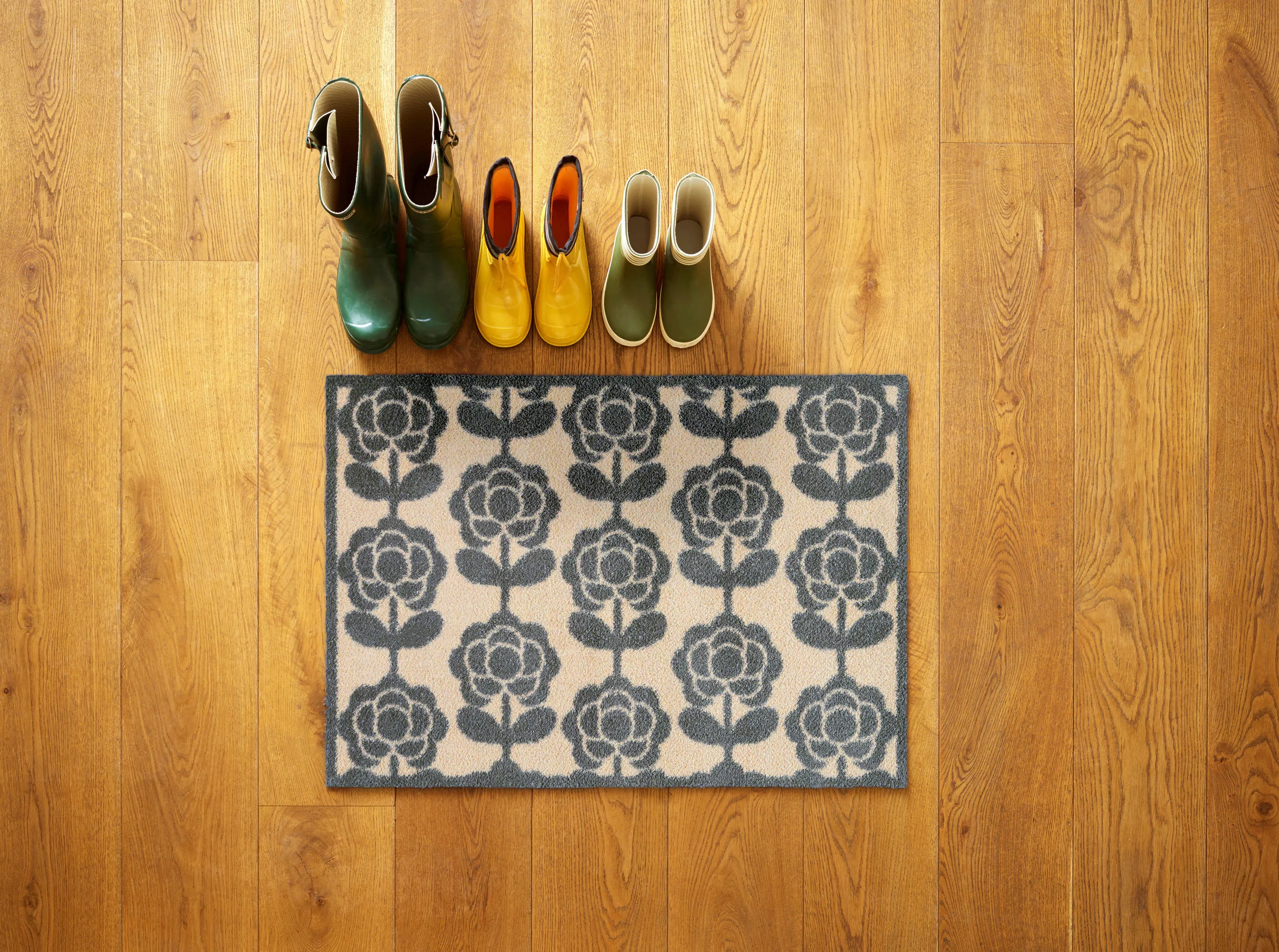 Turtle Mat Fußmatte »Pop Flowers Neutral«, rechteckig, 9 mm Höhe günstig online kaufen