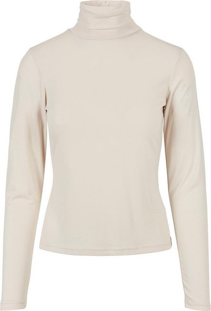 URBAN CLASSICS Langarmshirt Damen Ladies Modal Turtleneck Longsleeve (1-tlg günstig online kaufen