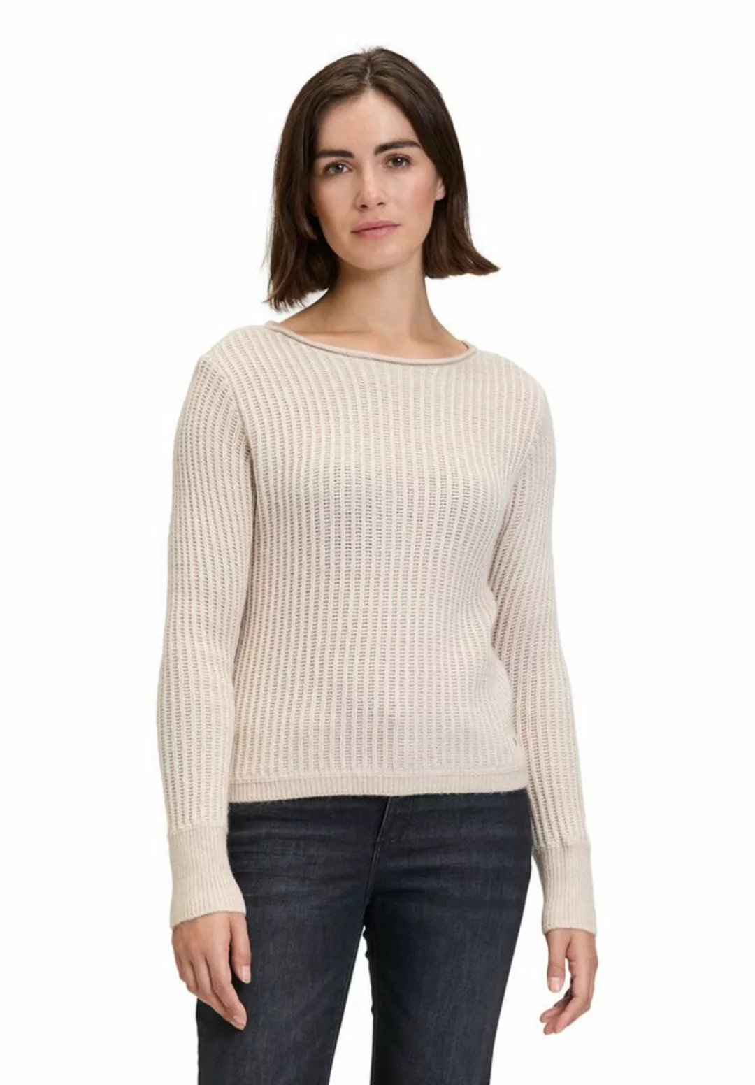 Betty&Co Strickpullover Betty & Co Grobstrick-Pullover mit Lurexfaden (1-tl günstig online kaufen