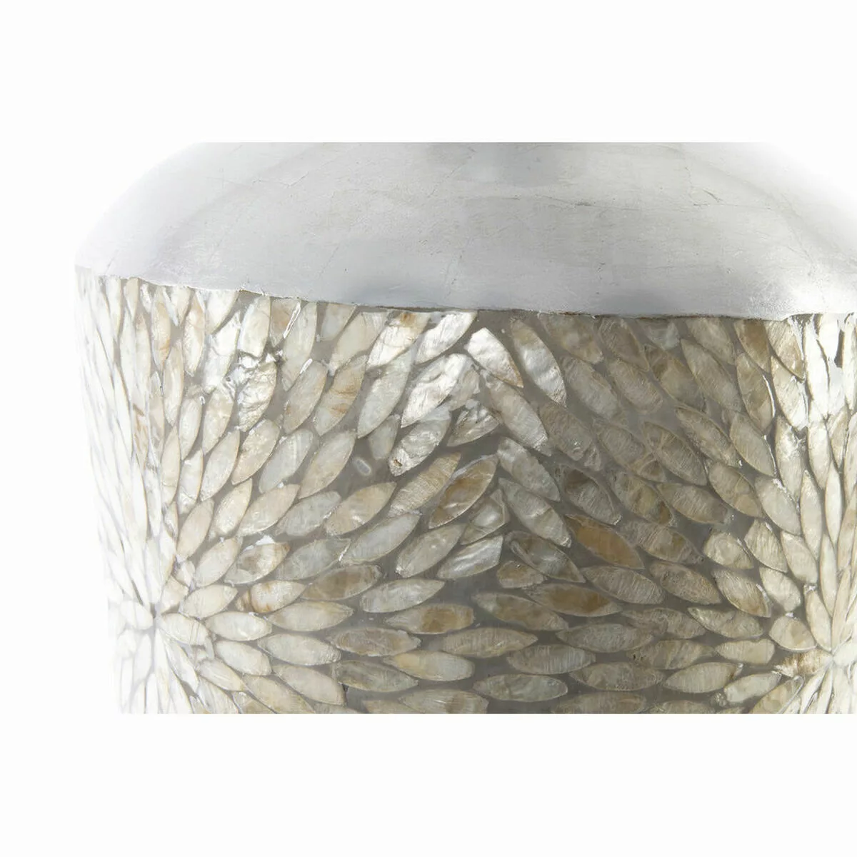 Vase Dkd Home Decor Mosaik Silberfarben Grau Perlmutt Bambus (30 X 30 X 70 günstig online kaufen