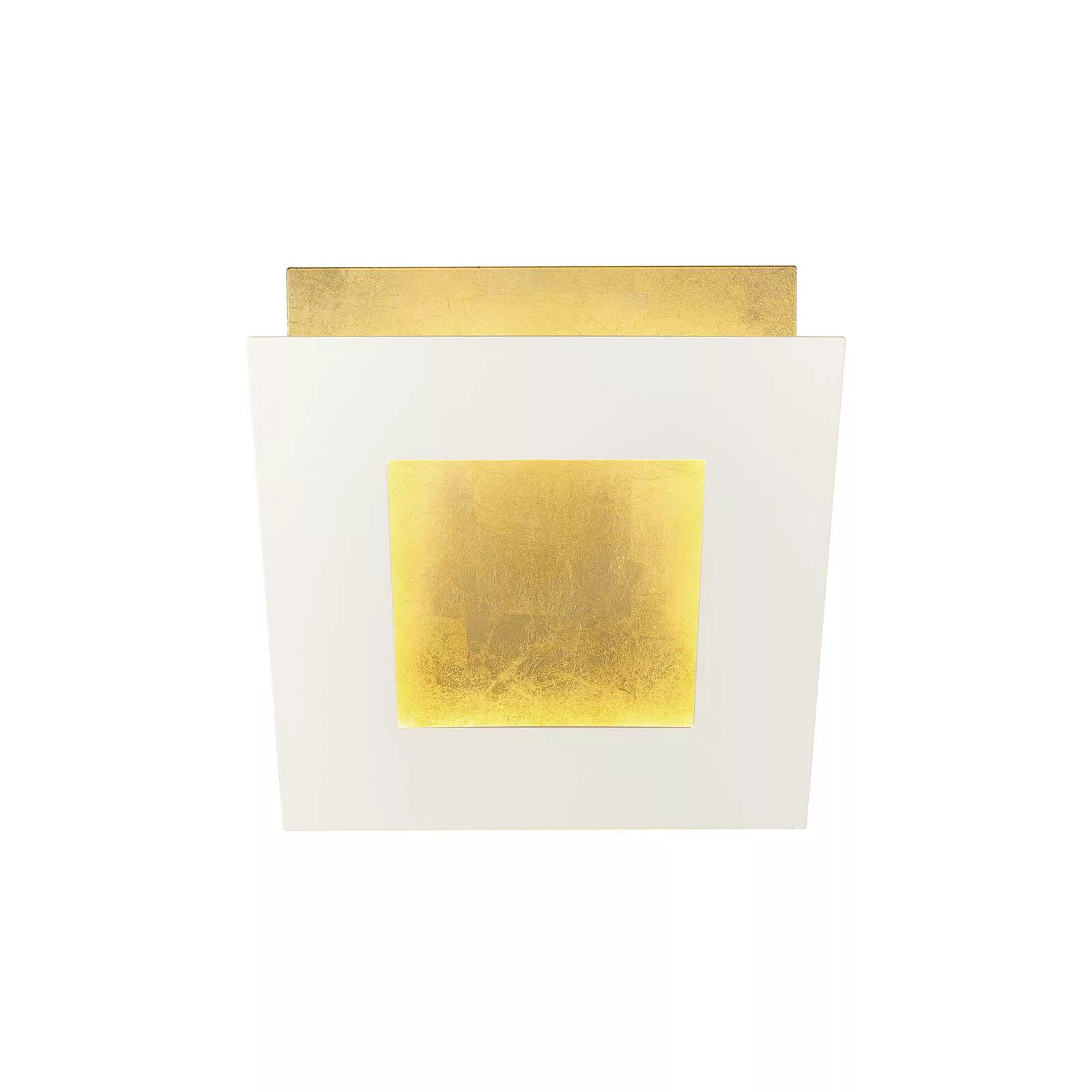 LED-Wandleuchte Dalia, weiß/gold, 22 x 22 cm, Aluminium günstig online kaufen