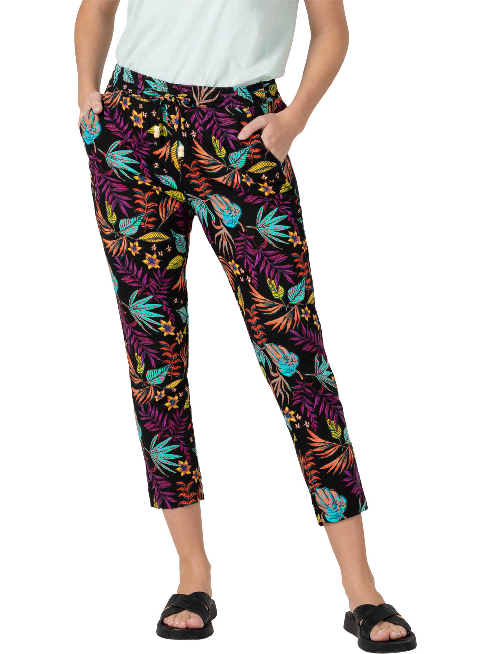 TIMEZONE Damen Hose Regular Akura TZ 7/8 - Regular Fit - Multicolor günstig online kaufen