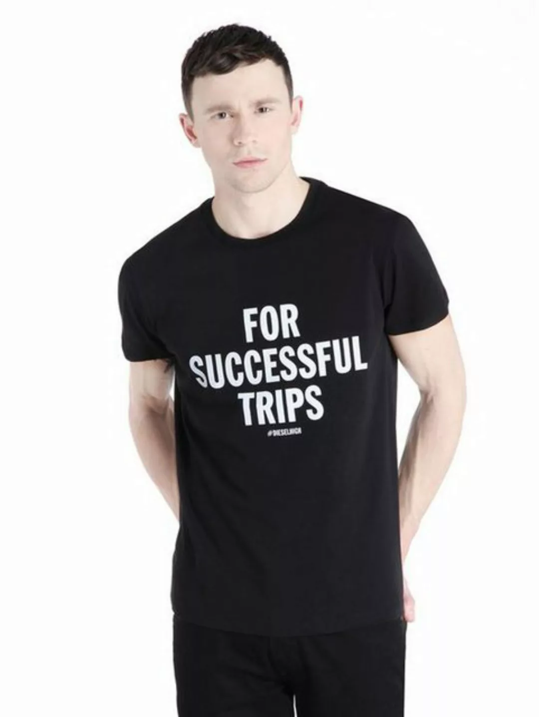 Diesel T-Shirt Diesel T-Trips Herren T-Shirt Rundhals günstig online kaufen