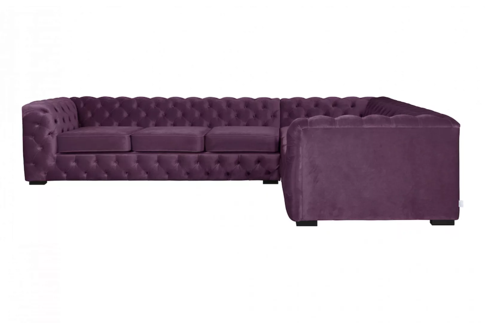 Home affaire Chesterfield-Sofa "KALINA L-Form", hochwertig Chesterfield-Aus günstig online kaufen