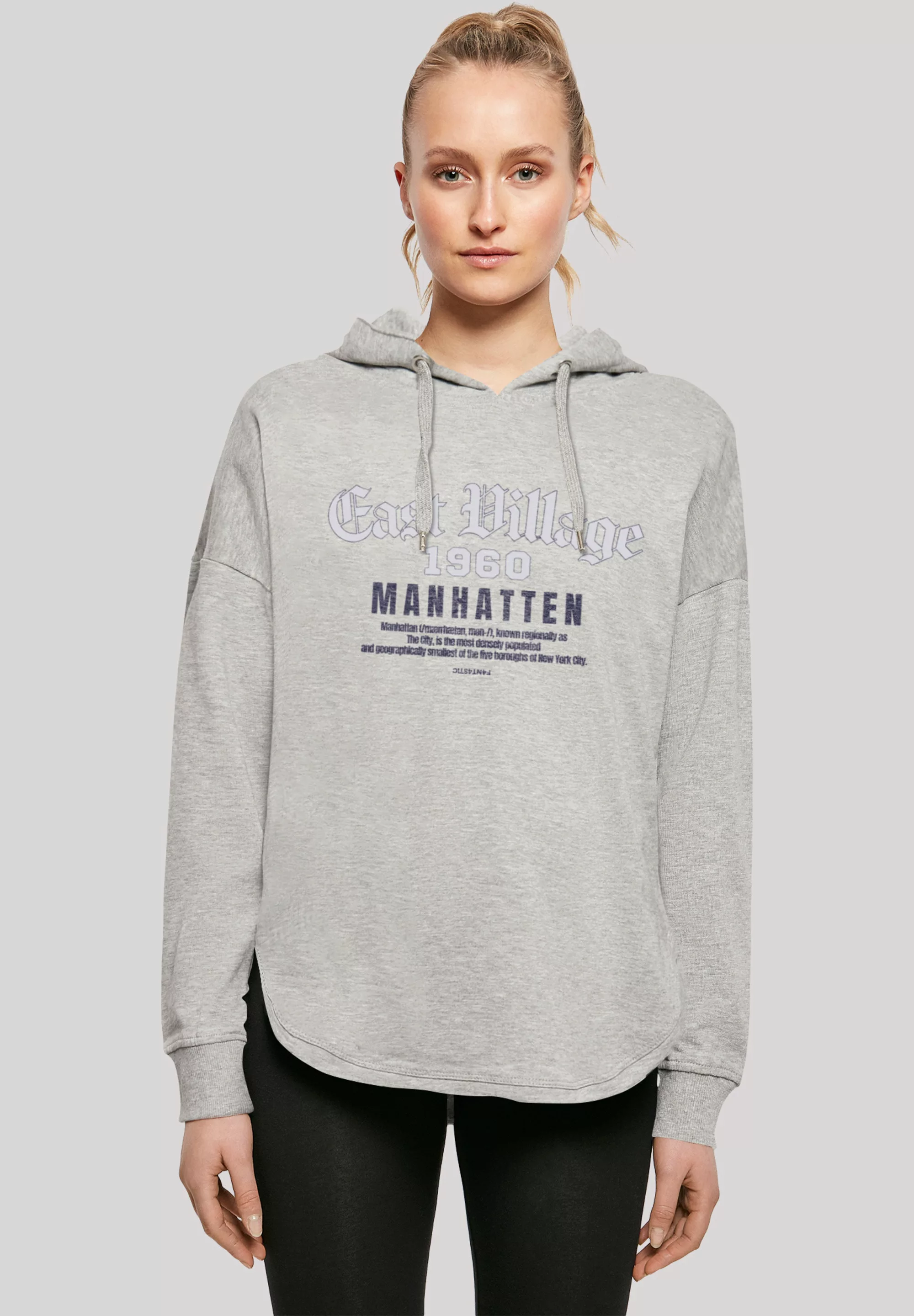 F4NT4STIC Kapuzenpullover "East Village Manhatten OVERSIZE HOODIE", Print günstig online kaufen