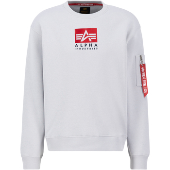 Alpha Industries  Sweatshirt Satin Logo Sweatshirt - pastel grey günstig online kaufen