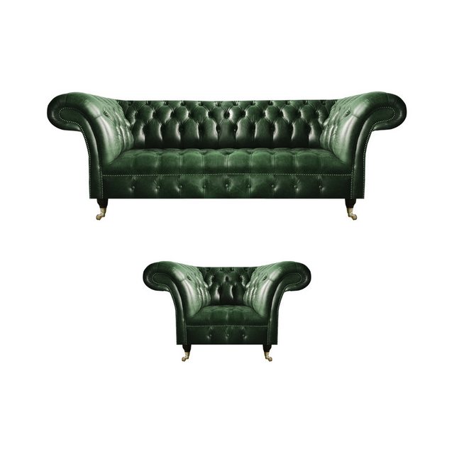 JVmoebel Chesterfield-Sofa Luxus Design Einrichtung Sessel Sofagarnitur Sof günstig online kaufen