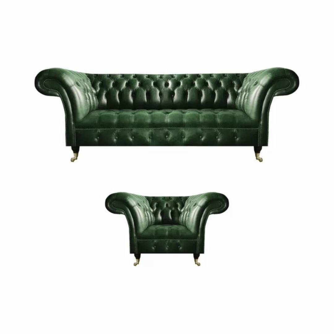 JVmoebel Chesterfield-Sofa Luxus Design Einrichtung Sessel Sofagarnitur Sof günstig online kaufen