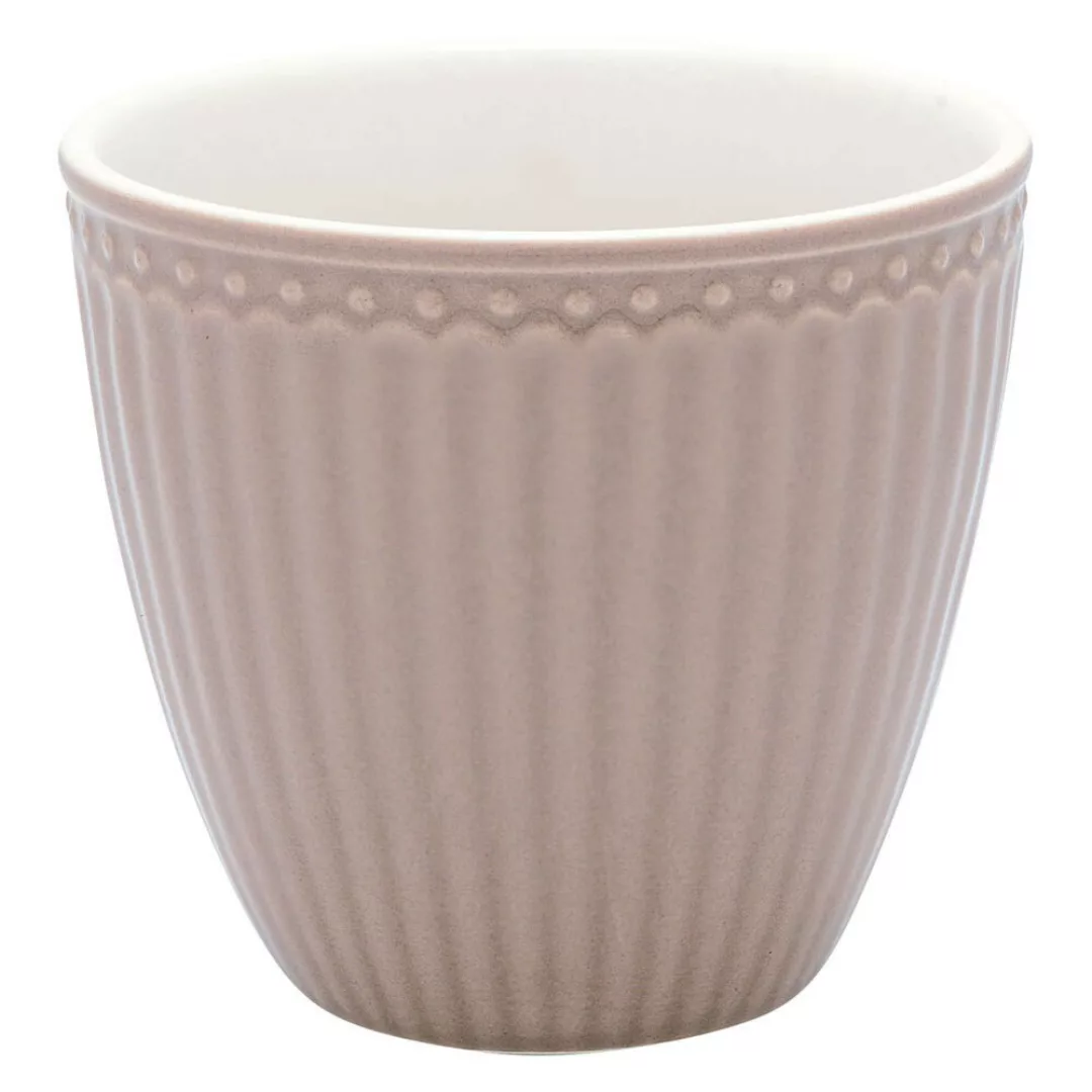 Greengate Latte Cup Alice Hazelnut Brown Tasse Steingut Braun günstig online kaufen