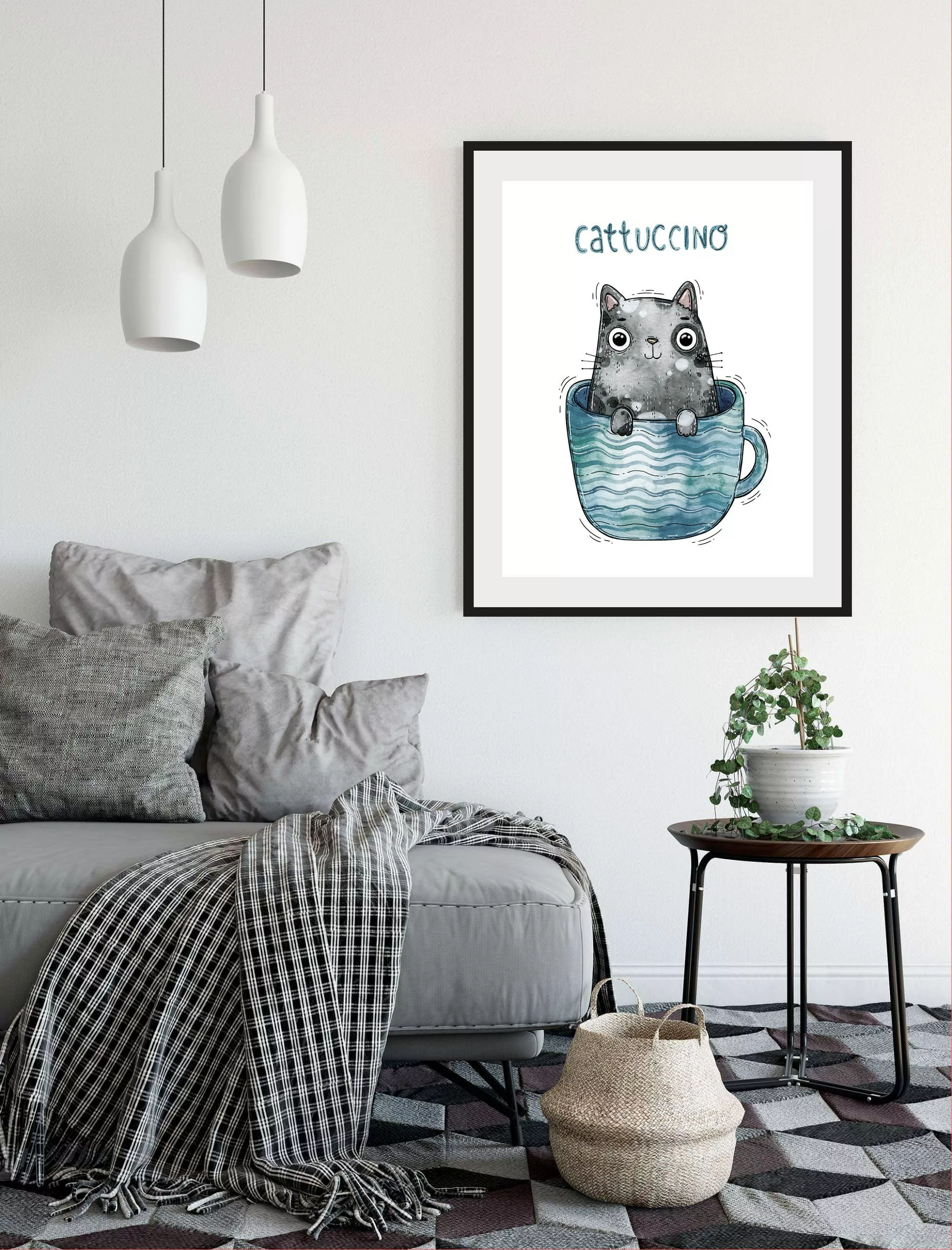 queence Bild "Cattucino", Katze, (1 St.) günstig online kaufen
