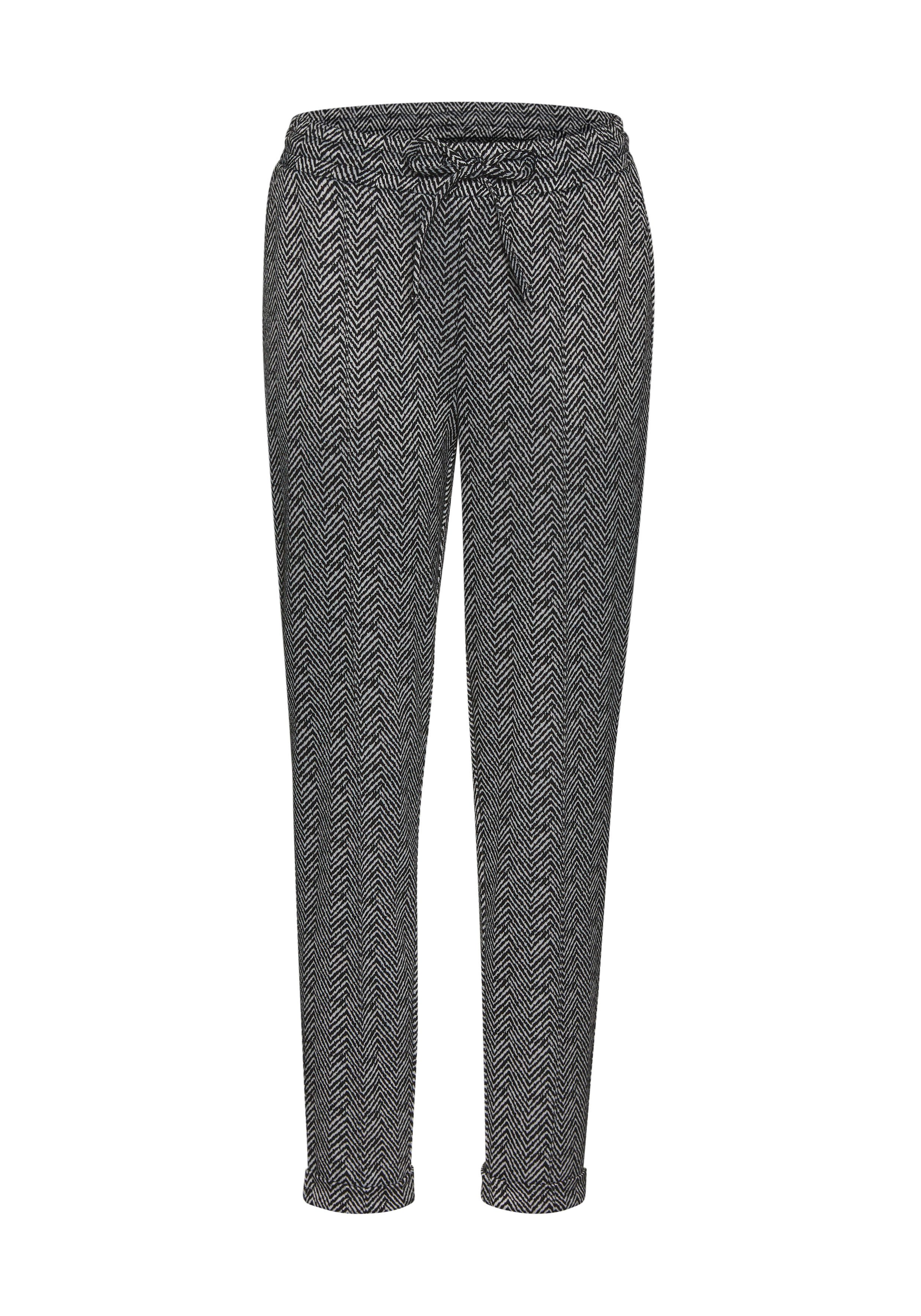 Vivance Jogger Pants, mit Zickzack-Muster, Schlupfhose, Gummibund, schmale günstig online kaufen