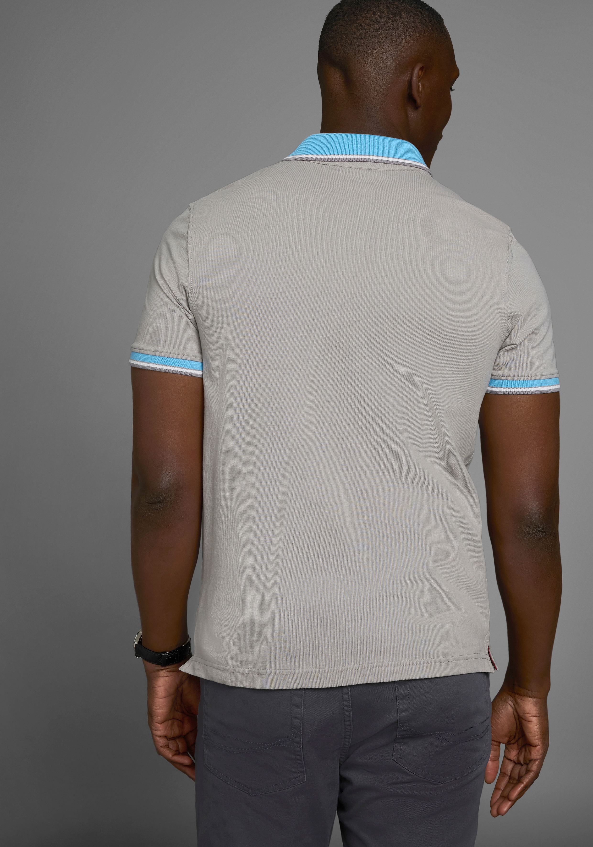 Mans World Poloshirt, Kurzarm, lässige Passform, bedruckt, Polokragen günstig online kaufen