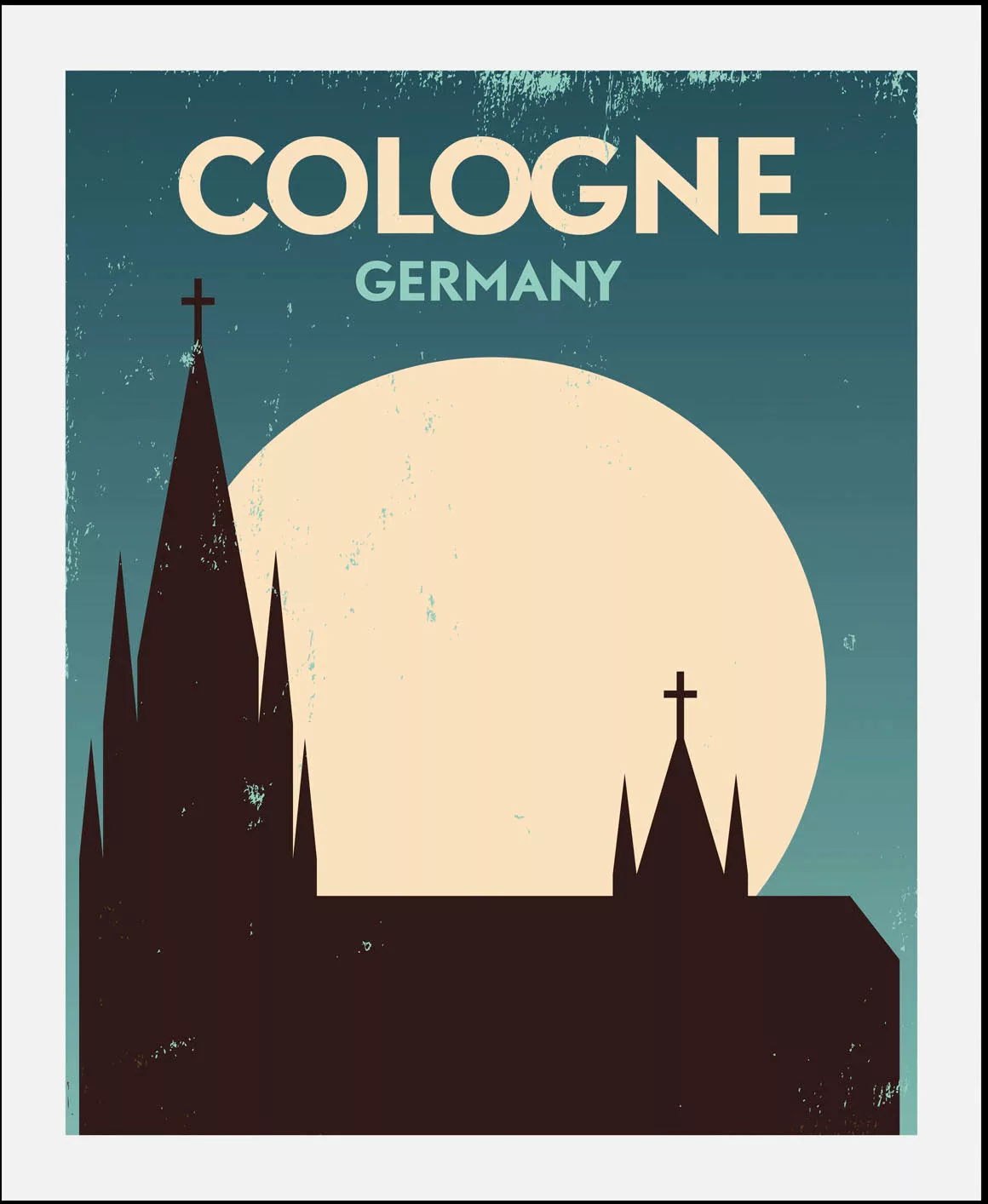 queence Bild »Cologne«, Stadt, (1 St.), gerahmt günstig online kaufen