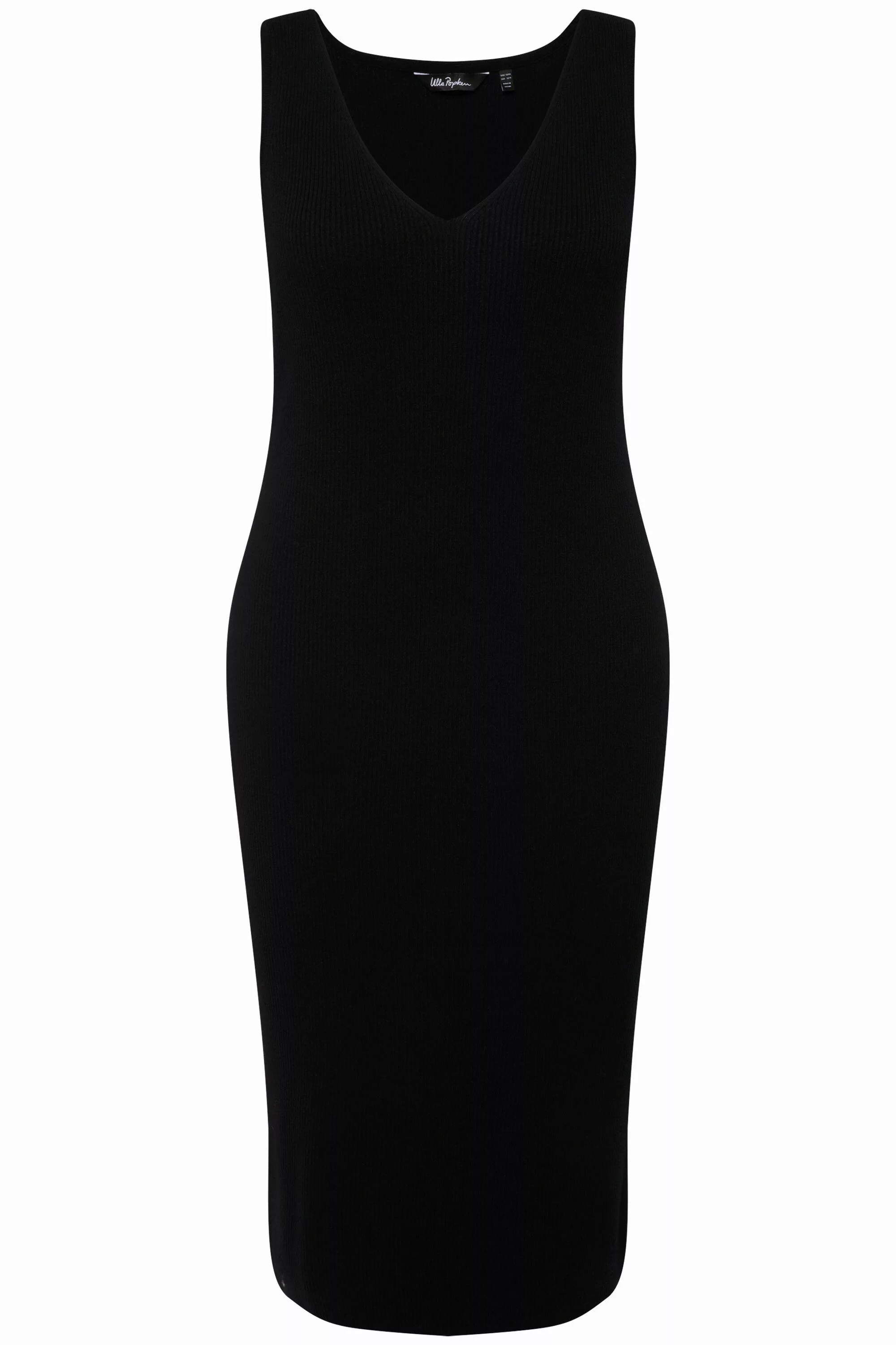 Ulla Popken Strickkleid Strickkleid Rippstrick Slim günstig online kaufen