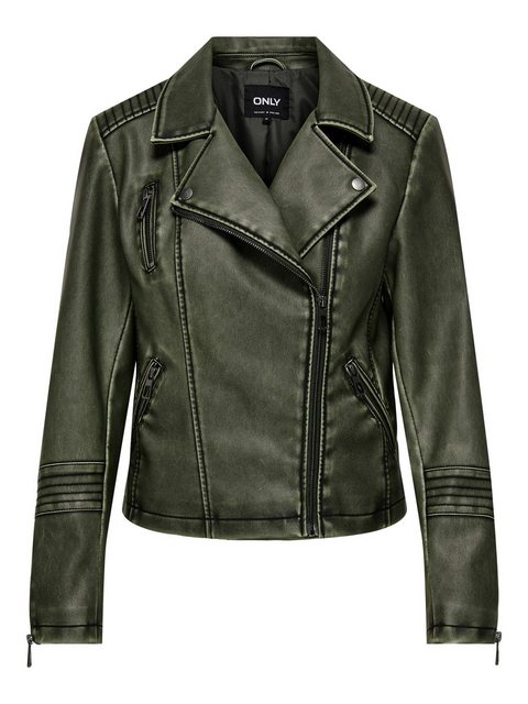 ONLY Lederimitatjacke ONLHALLI GEMMA FAUX LEATHER BIKER CC OTW mit gesteppt günstig online kaufen