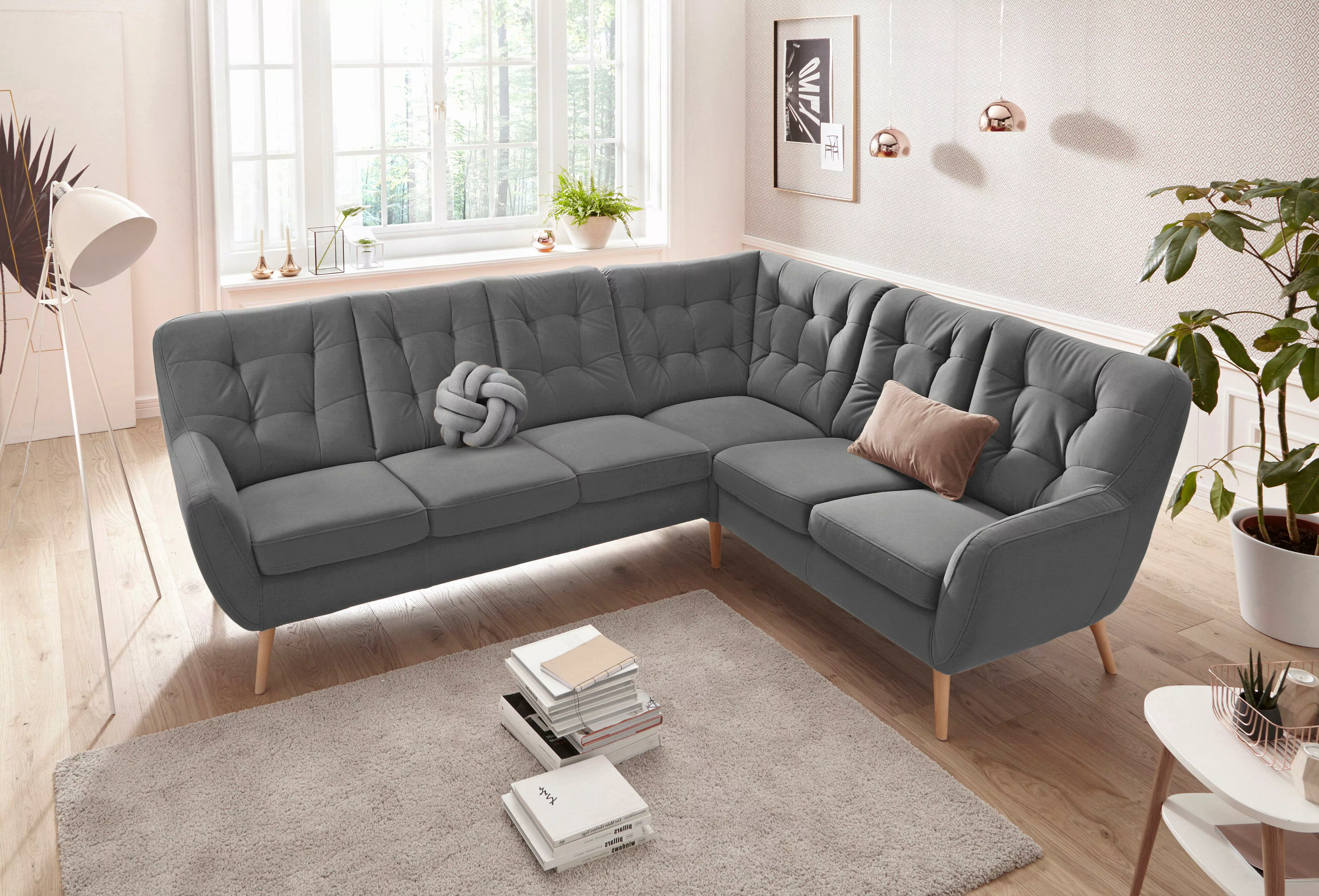 exxpo - sofa fashion Ecksofa »Scandi, L-Form« günstig online kaufen