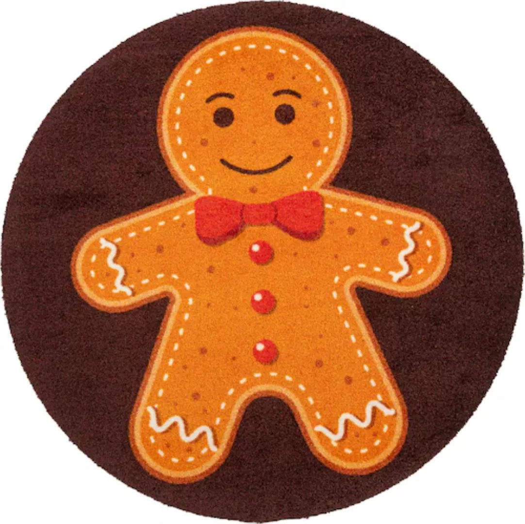 wash+dry by Kleen-Tex Teppich »Gingerbread Man«, rechteckig günstig online kaufen