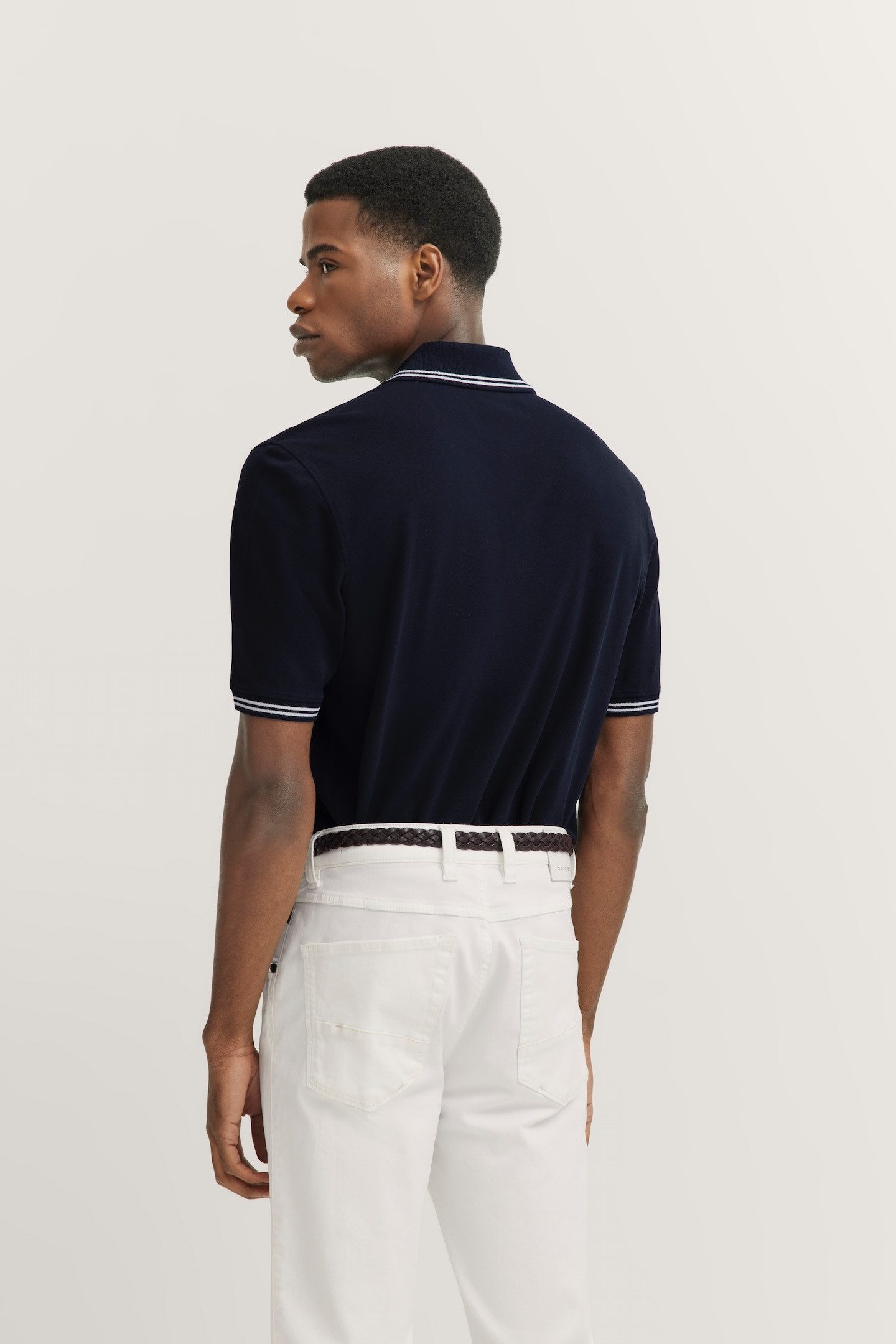 bugatti Poloshirt, mit Kontraststreifen und Bruststickerei günstig online kaufen