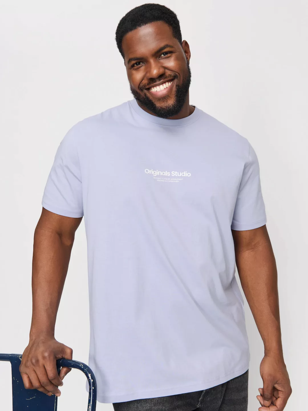 Jack & Jones PlusSize Kurzarmshirt "JORVESTERBRO TEE SS CREW NECK NOOS PLS" günstig online kaufen