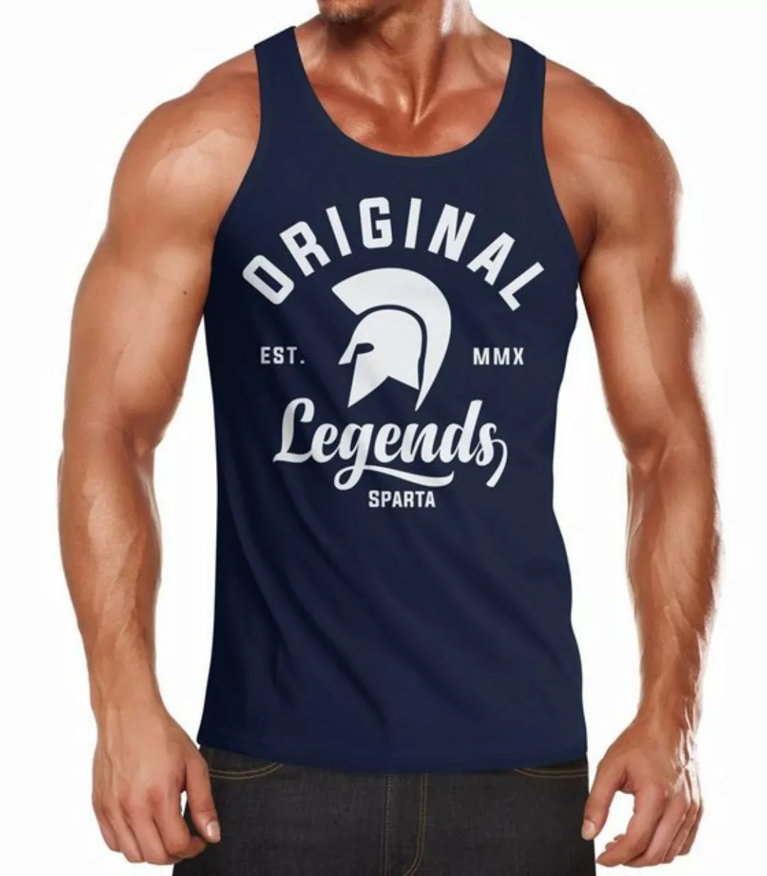 Neverless Tanktop Gladiator Sparta Fighter Original Legends Streetwear Herr günstig online kaufen