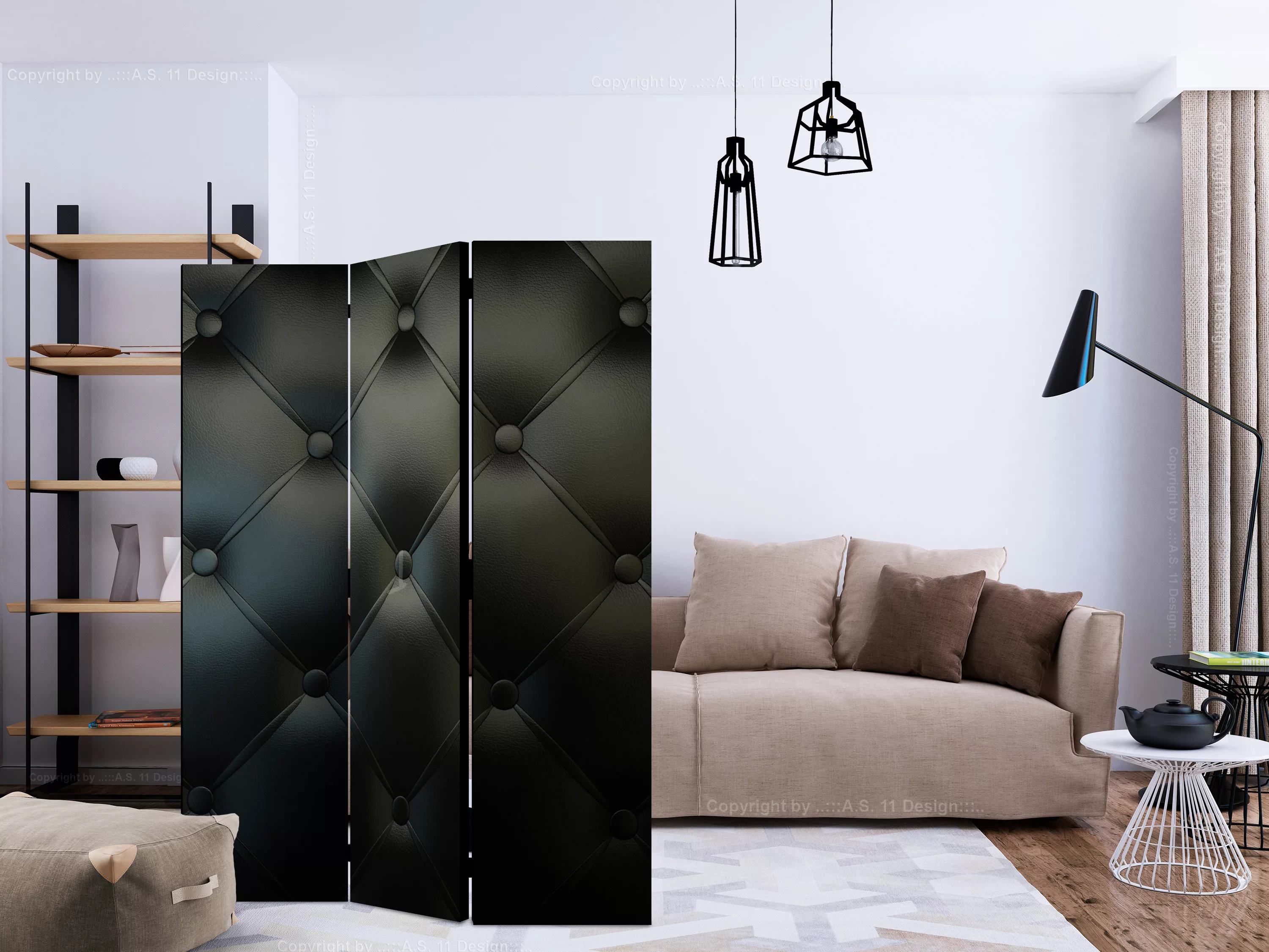 3-teiliges Paravent - Distinguished Elegance [room Dividers] günstig online kaufen