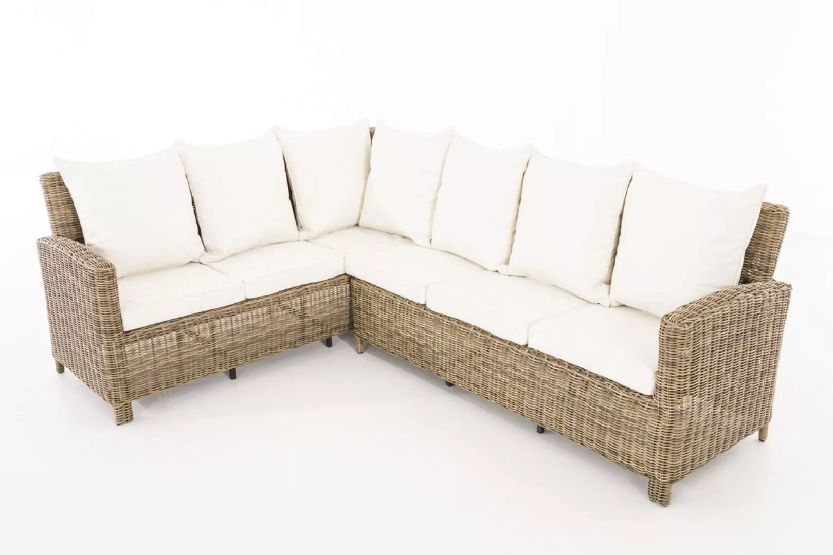 Rundrattan Sofa Bermeo 5mm-rund/natura-Cremeweiß günstig online kaufen