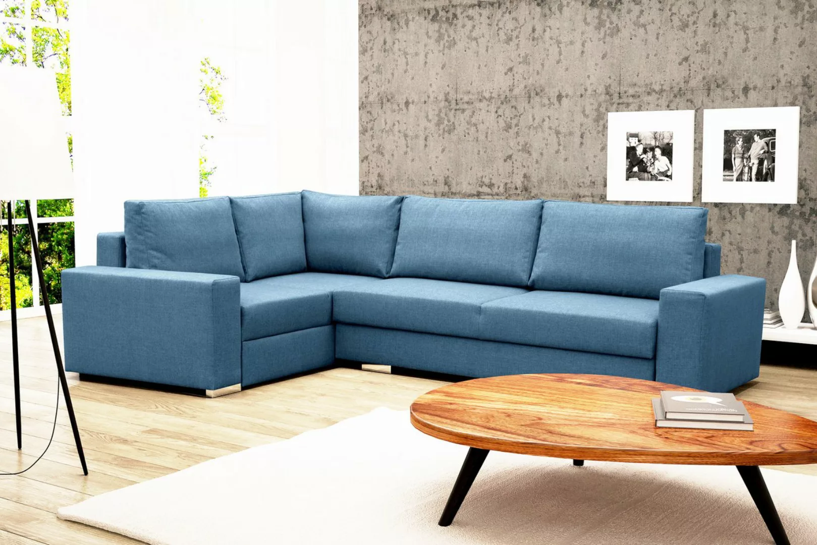 ALTDECOR Ecksofa TORNADI, Couch mit Schlaffunktion, Wohnzimmer - Wohnlandsc günstig online kaufen