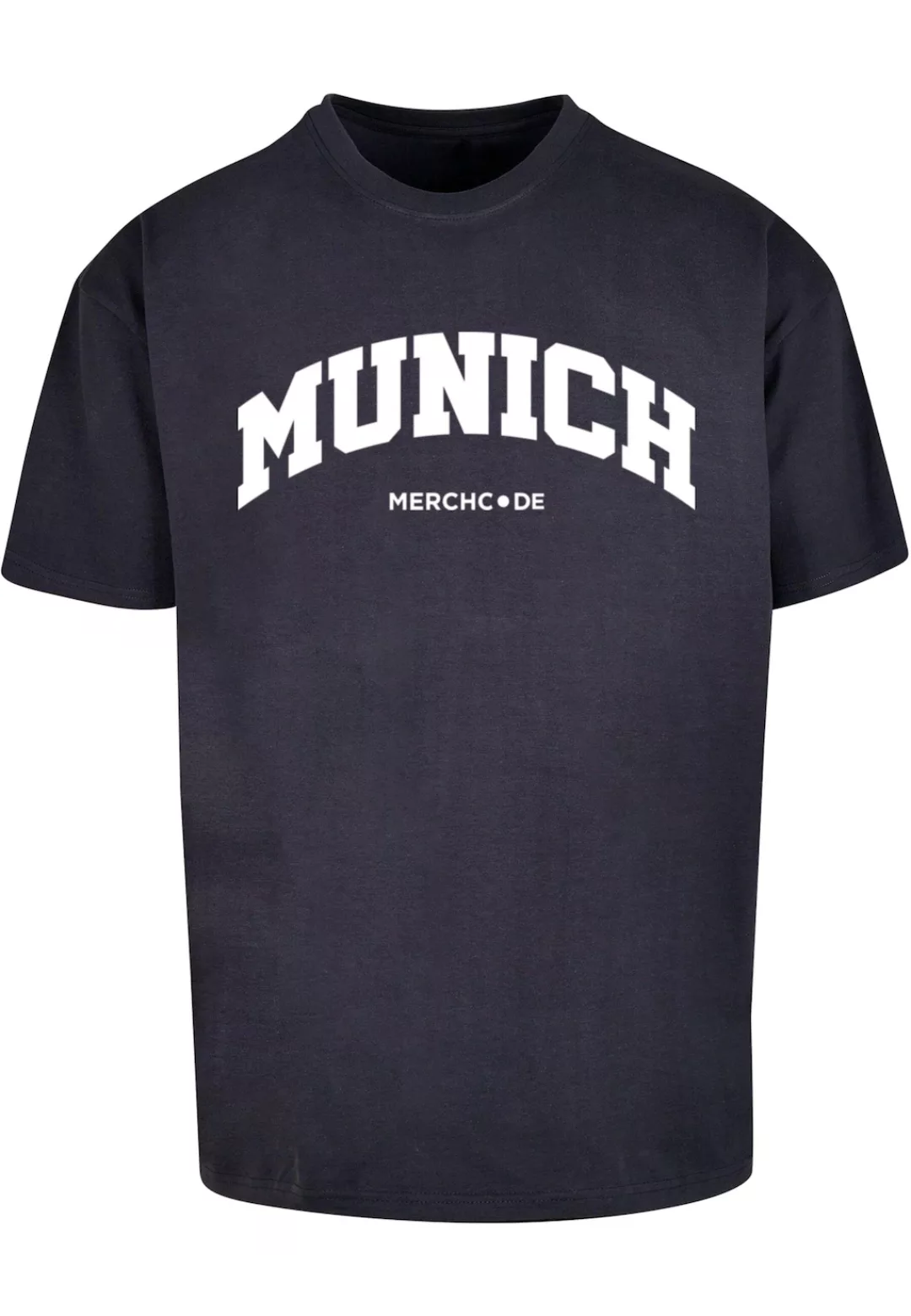 Merchcode T-Shirt "Merchcode Herren Munich Wording - Heavy Oversize Tee" günstig online kaufen