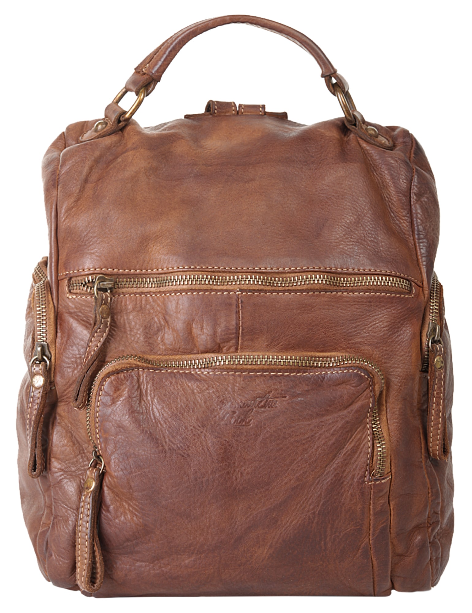 Samantha Look Cityrucksack, echt Leder, Made in Italy günstig online kaufen