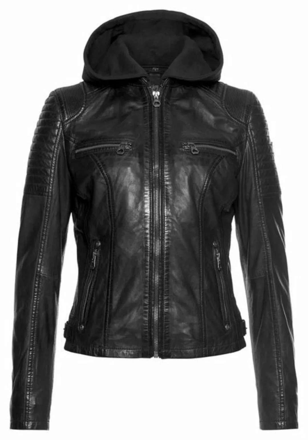 Mauritius Bikerjacke SAMINA 2-in-1-Jacke - mit abnehmbarem Kapuzen-Sweat-Ei günstig online kaufen