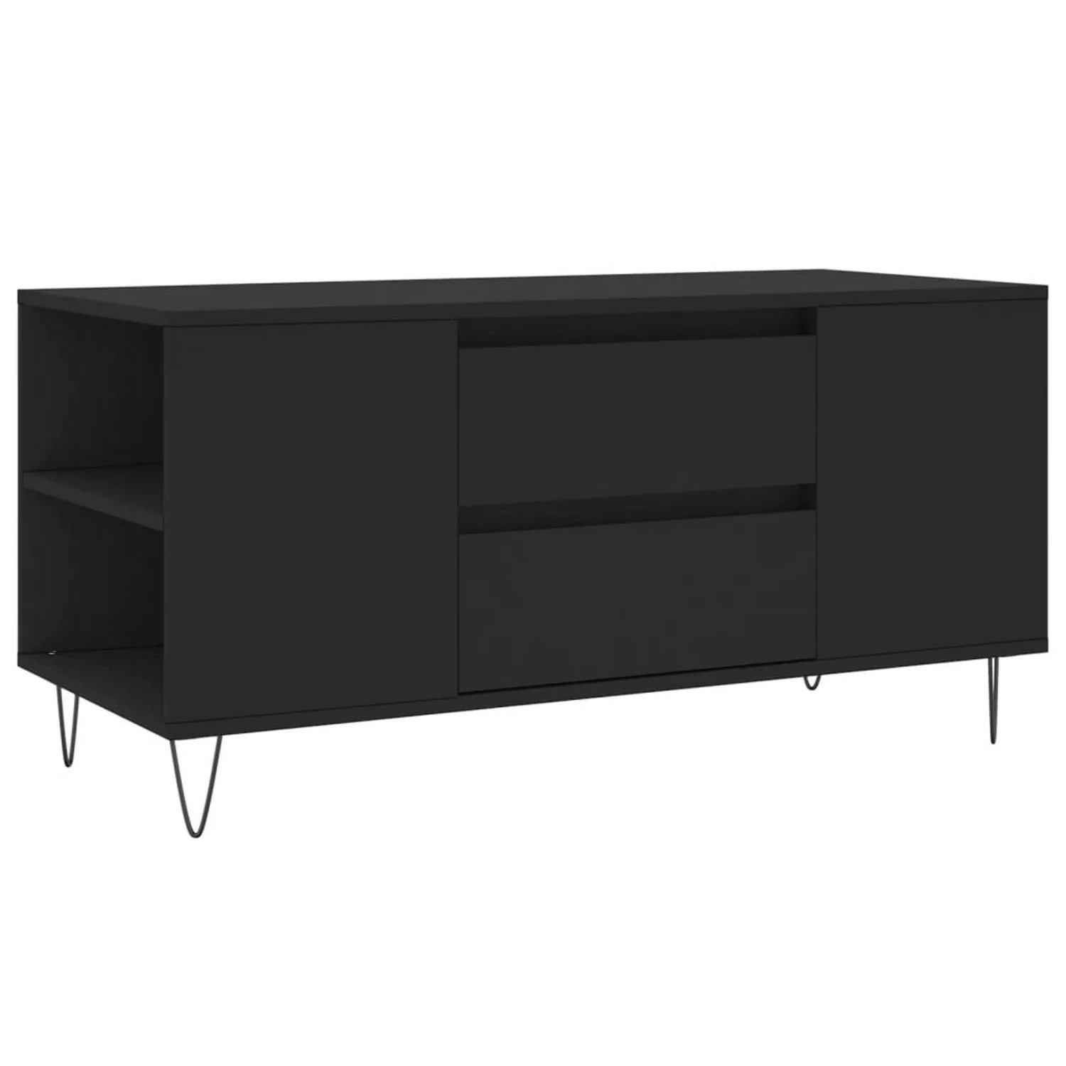 vidaXL Couchtisch Schwarz 102x44,5x50 cm Holzwerkstoff Modell 3 günstig online kaufen