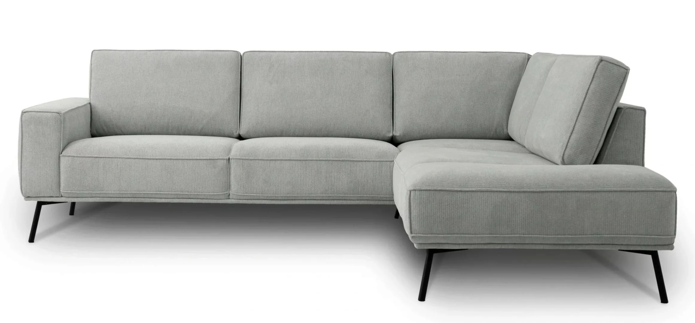 andas Ecksofa "Vosby", Breite 260 cm, Chenille, mit dekorativer Kedernaht günstig online kaufen