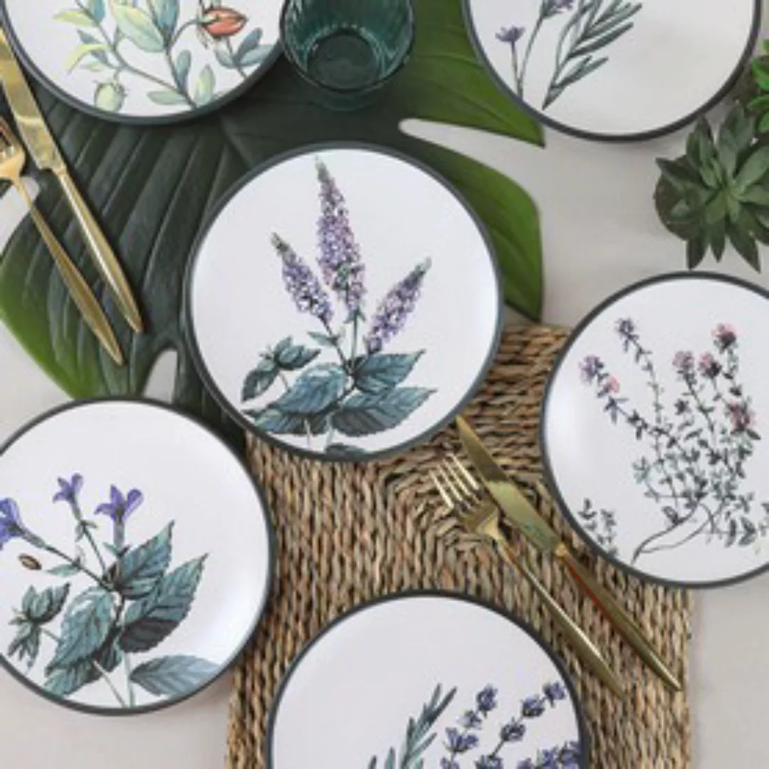 6-tlg. Teller-Set 'Lavendel' günstig online kaufen