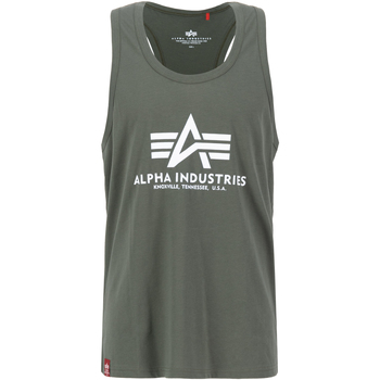 Alpha Industries  T-Shirts & Poloshirts Basic Tank BL BB - dark olive günstig online kaufen
